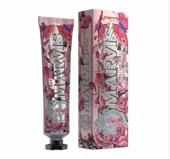 Marvis Silver Mint Toothpaste 85ml - Imported from Italy for Fresh Breath & Stain Removal, Popular Choice.
