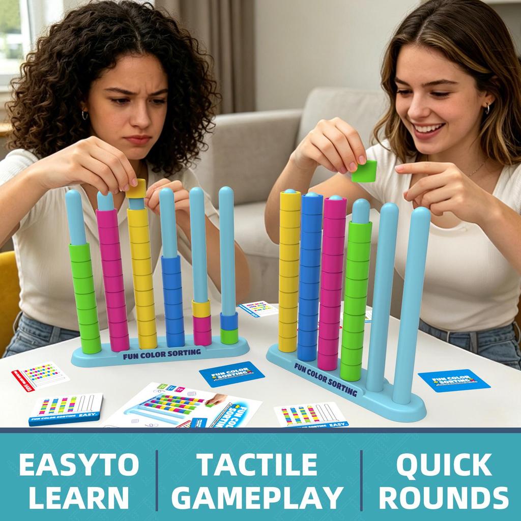 Children's Educational Stacking & Sorting Game – Fun Parent-Child Interaction
