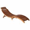VidaXL Chaise Longue de Jardin avec Table et Coussin Bain de Soleil d'Extérieur Transat de Terrasse Chaise Longue de Patio 3061593