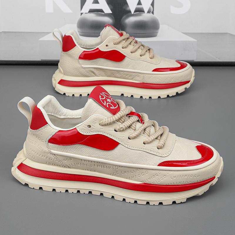 Douyin Kuaishou 2025 spring men's shoes breathable sports and leisure dad shoes men's trend Korean shoes Forrest Gump shoes