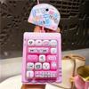 Cartoon 14 Keys Keyboard Keychain Cute Stress Relief Fidget Toy  Student Gift