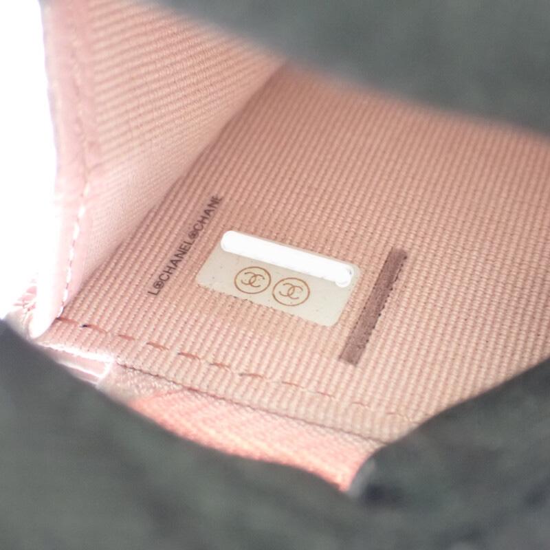 Chanel AP0374 Card Case Pink Women