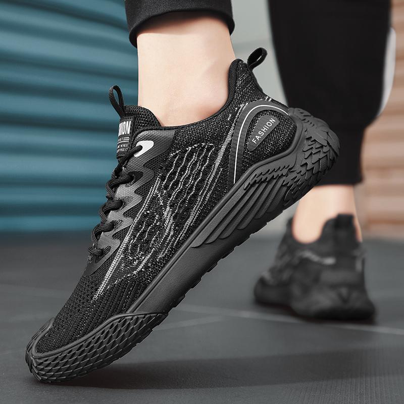 Men's Shoes Men's Sports Shoes Spring and Autumn Mesh Breathable Outdoor Running Shoes Comfortable Non-Slip Casual Shoes
