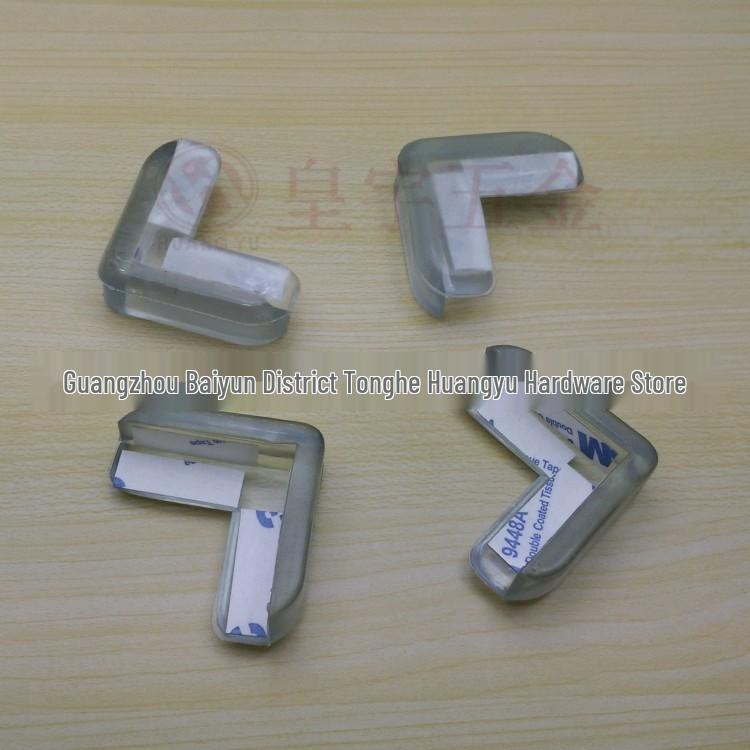 Glass Corner Protector Pads for Children's Safety - Self-Adhesive, Transparent Table Edge Covers, Anti-Collision for Coffee Tables.