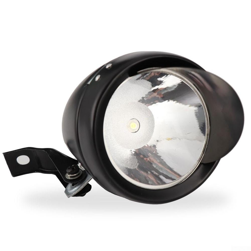 Cyklistické světlomety Klasická přední Retro kovová skořepina