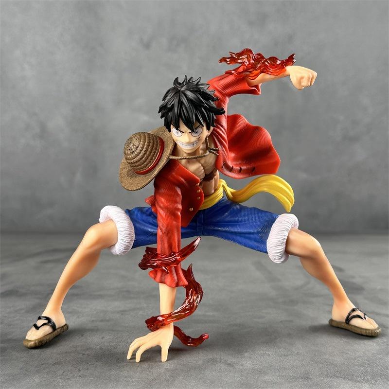 One Piece GK Luffy BOB Double Fruit KSW Anime Figure Model Collectible Art Sculpture