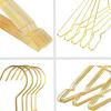10 Pack Gold Hook Coat Children Metal Heavy Hanger for Clothes With Non-Slip Design Space Saving Heavy Duty Hangers for Pets Dog