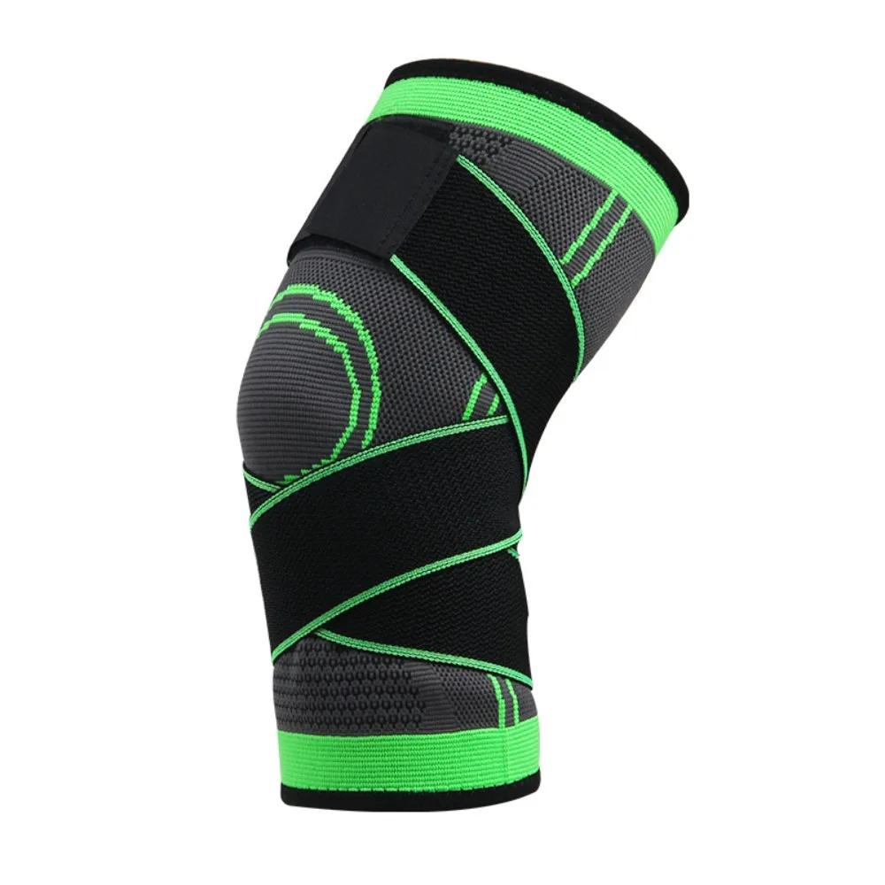 1PC Sport Knee Pads Leg Protectors Knee Support Brace Compression Long Full Legs Sleeve Arthritis Relief Running Sport Knee Pads