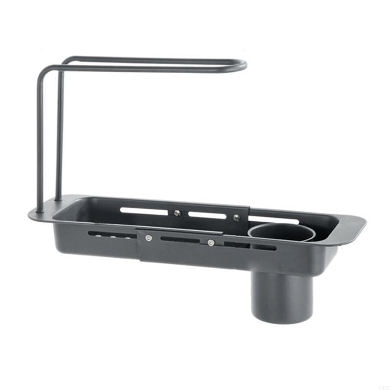 Stainless Steel Telescopic Sink Rack Storage Stand for Kitchen Storage X3UC