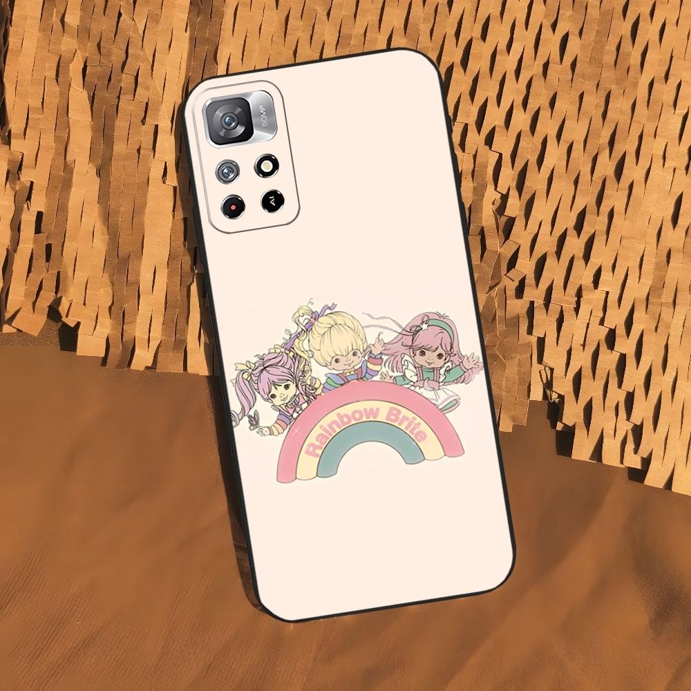 Cartoon R-Rainbow Brite Phone Case for Xiaomi 15 14 13 12 Mi 11 Ultra Pro Lite Black Soft Silicone Cover