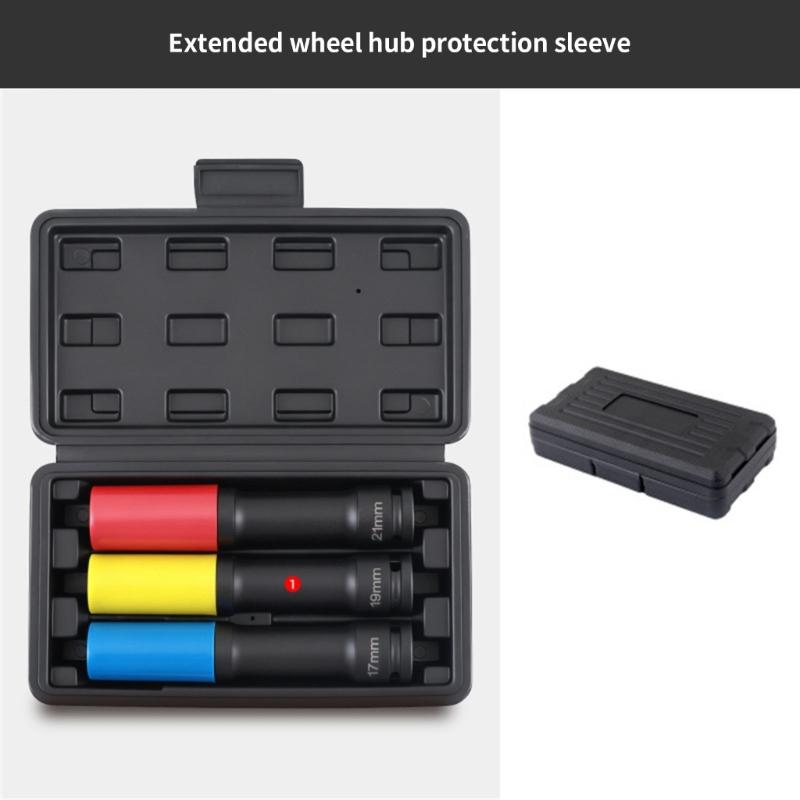 Professional Socket Set 1/2 Inch Drive with Hexagonal Rounded Corner Design for Car Impact Wrenches and Stable Operation