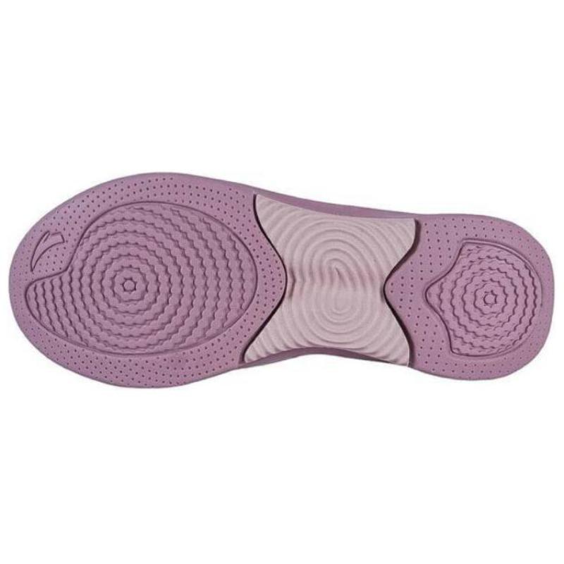 Anta God Walk 5 Anti Slip Wear Resistant Low Top Training Shoes Women's Gray Purple Sneakers 122347718-4