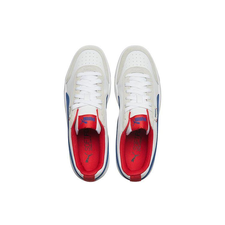 PUMA Court Legend LO Unisex Low Top Skate Shoes White Blue Red 371931-05