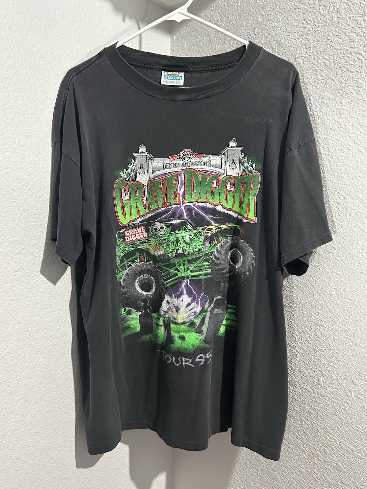Grave Digger Vintage Shirt Gift Fan Unisex Shirt Reprint AN47844 XXXXL
