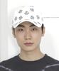 Taimseullib Multiple Logo White Ball Cap Tbc04702