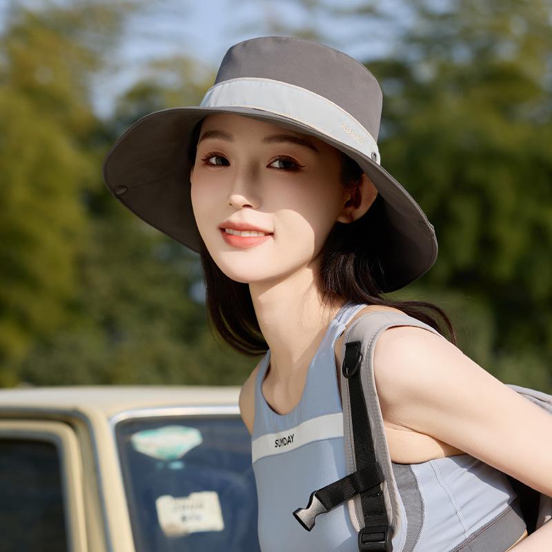 Summer New Hat Women's Outdoor Sun Hat Summer Sun Hat Breathable Sun Hat Versatile Bucket Hat