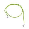 Adjustable Collarbone Chain Niche Green Glass Beaded Neckchain Stylish Necklace Jewelry Neckchain Charm for Women
