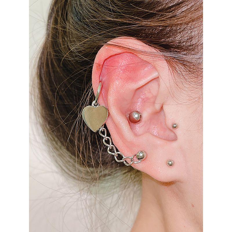 

Серьги-пусеты из титановой стали в европейском и американском стиле с винтовым шариком 5mm two-headed ball a price (color please note)