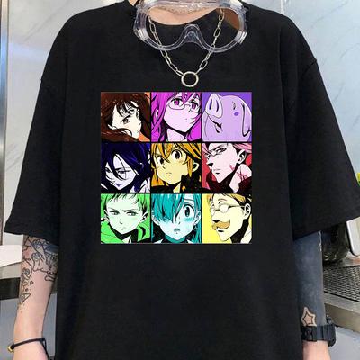Nowe Anime Meliodas Nadruk T-shirt Kobiety Mężczyźni Krótki Rękaw Bluzki T-shirty Letnia Moda Luźny Casualowy T-shirt