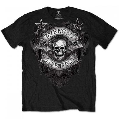 Avenged Sevenfold Unisex Adult Flourish Stars T-Shirt