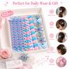 Weiches Elastisches Mädchen Haarschmuck Set Glitzer Schleife Mädchen Haarbänder Mädchen Geschenk Set
