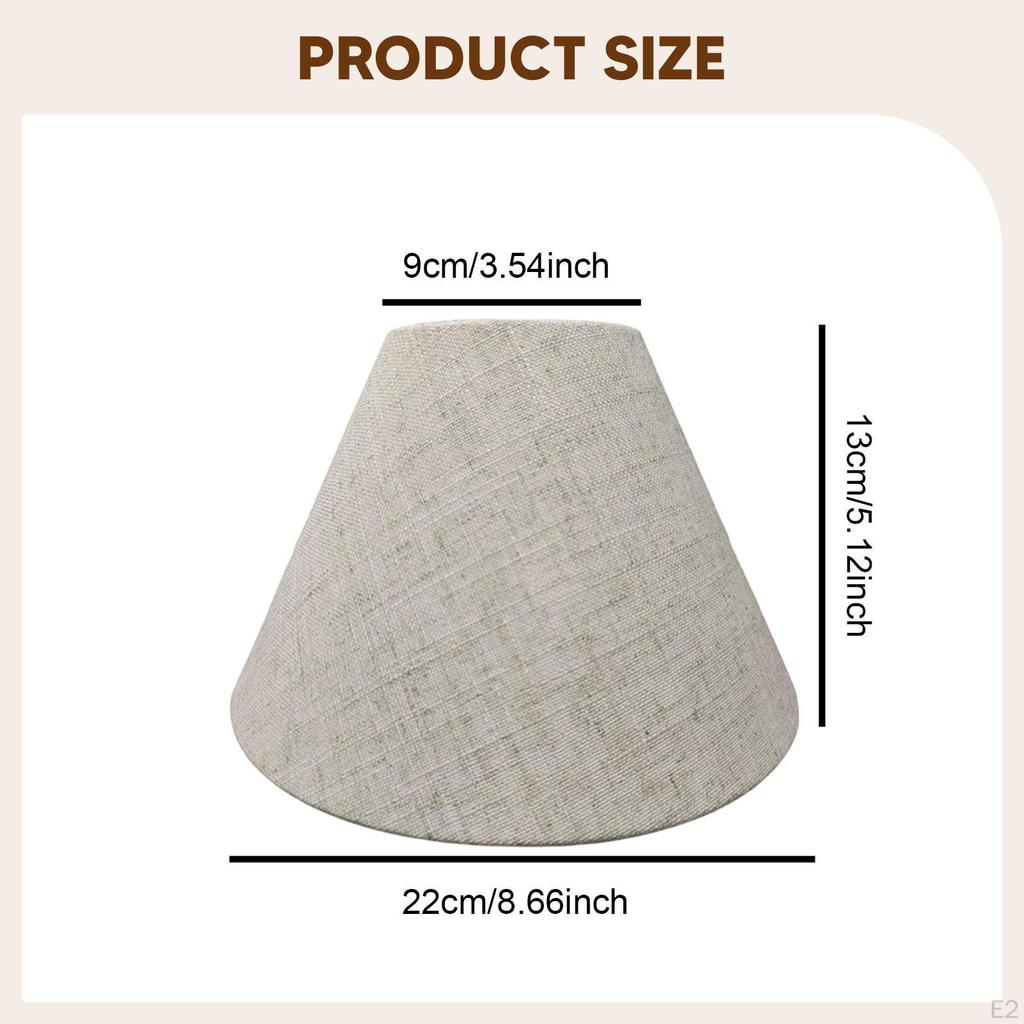 Fabrics Lampshade Lamp Cover Creative Innovative Accessory Elegant Versatile E27 Lightweight