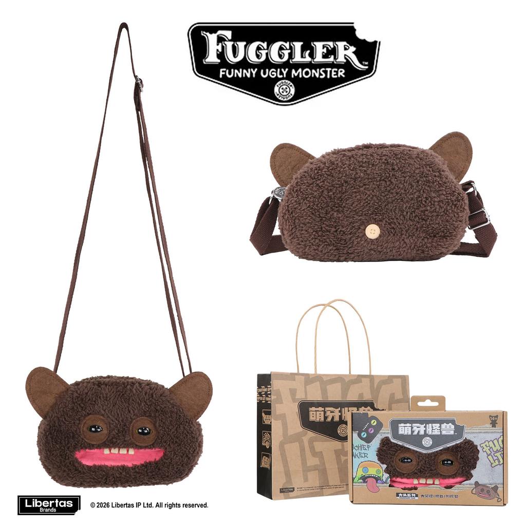 22cm Ugly Cute Monster Plush Crossbody Bag Cartoon Animal Doll Backpack Kids Lovely Toy Wallet