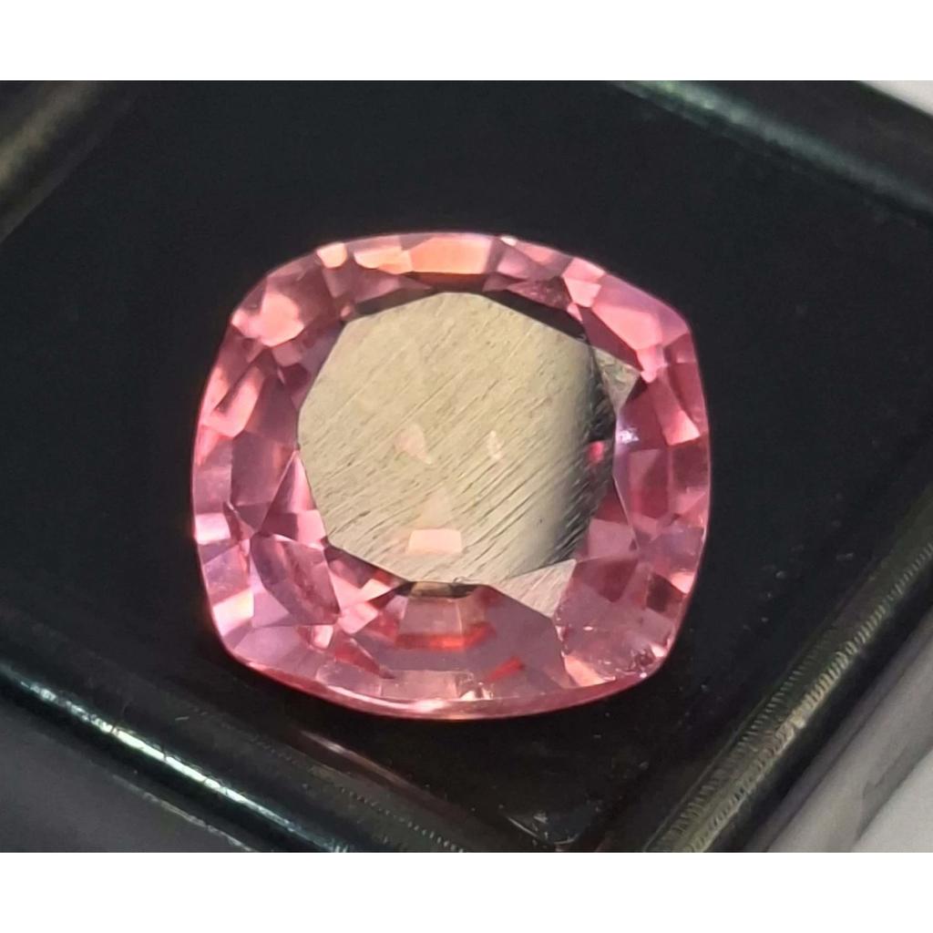 Natural Pink Color Morganite 9-11 Ct Cushion Cut Certified Fabulous Gemstone