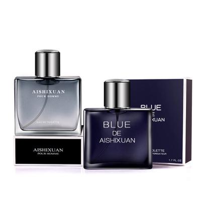 50ml Erkek Parfüm Zarif Okyanus Kokusu Uzun Ömürlü Büyüleyici Taze Sprey Parfüm