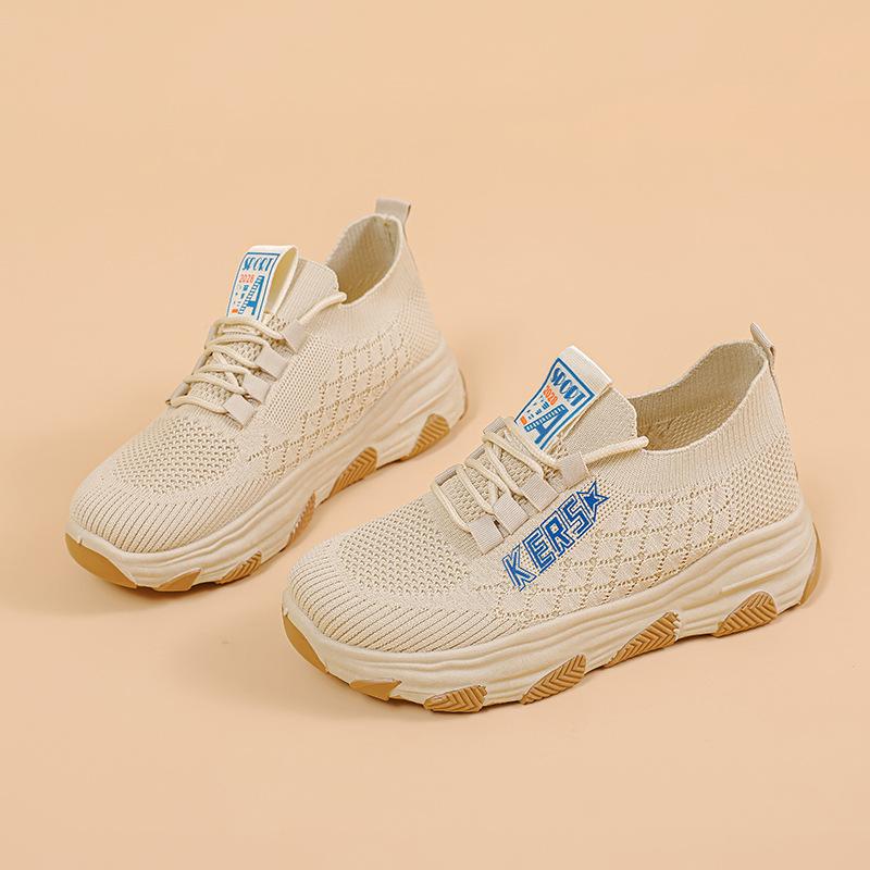 Women Woven Mesh Breathable Casual Sneakers Lace-up Vulcanized Shoes Ladies 2024 Platform Sneakers Female Shoes Zapatos De Mujer