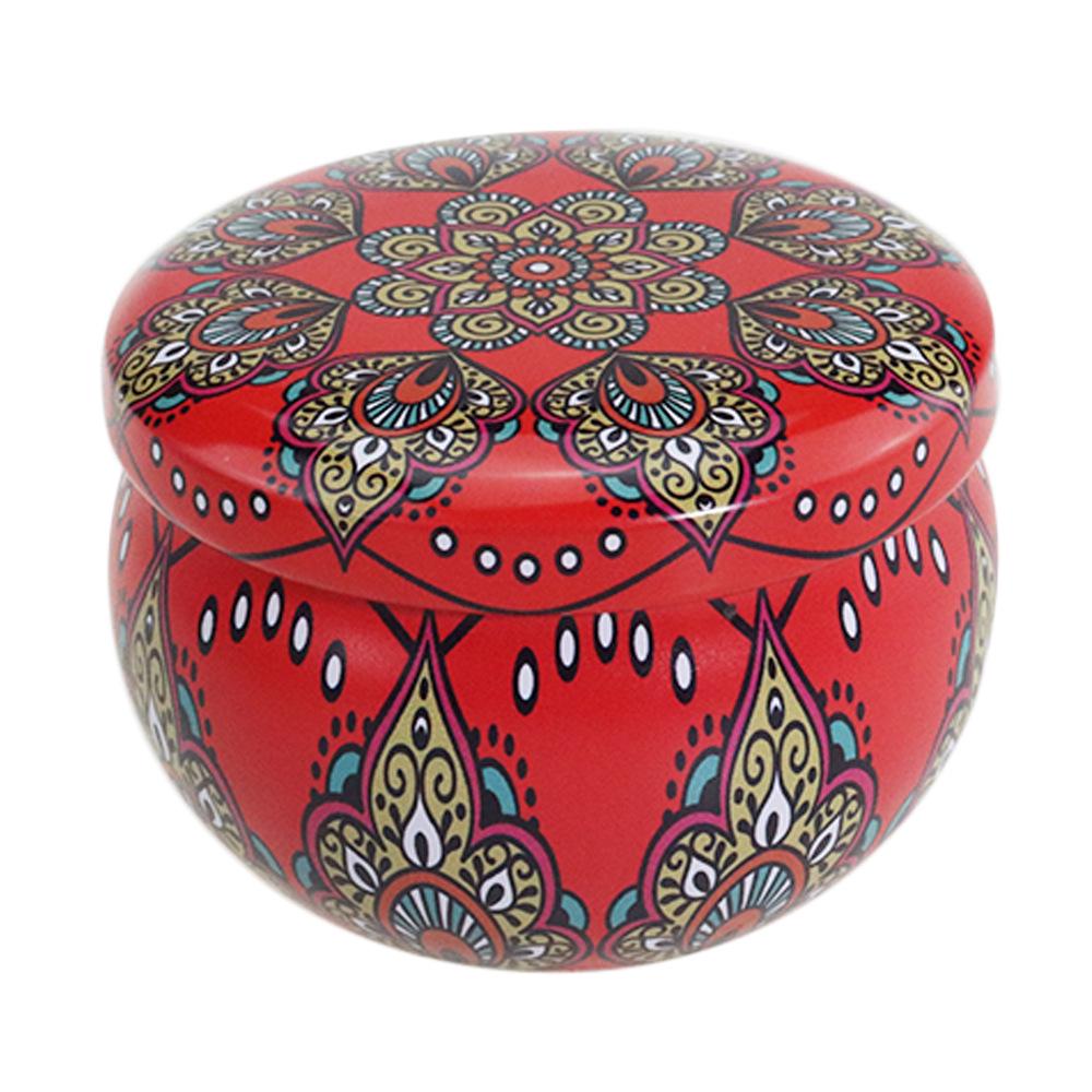 2.2 Oz Tea Pear Paste Candy Tin Gift Box with Candle Can Storage