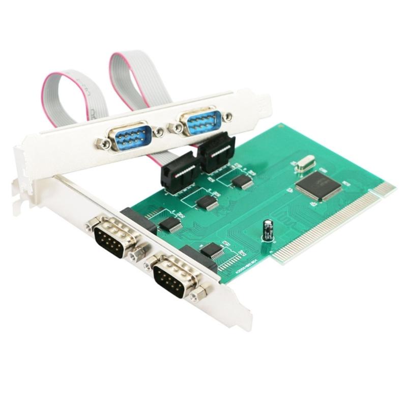 PCIe Serial Parallel Card, PCIExpress To RS232 Port & Printer LPT Adapter for Desktop PC Windows10