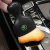AAAAB1 1Pcs Car Logo Cleaning Soft Brush Tools Dust Remover For Skoda Octavia Rapid Kodiaq Superb Karoq Fabia Kamiq Enyaq RS Yeti Scala