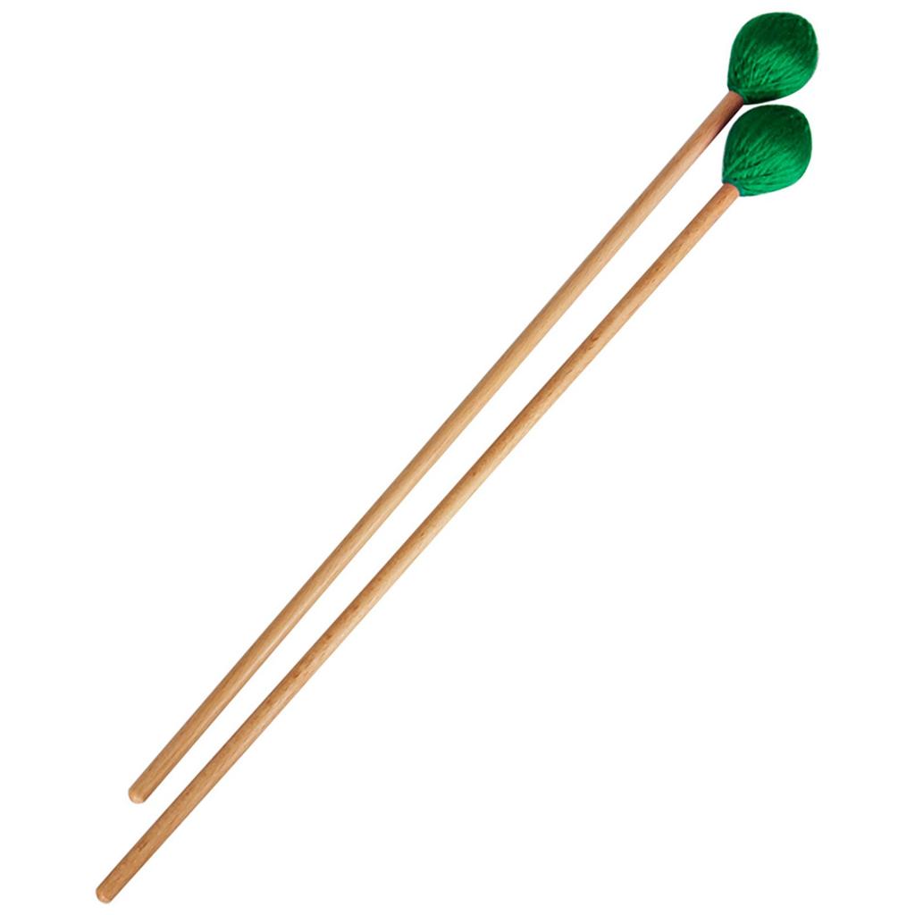 Middle Marimba Stick Mallets Xylophone Glockensplel Mallet with Beech Handle Percussion Kit Musical Instrument