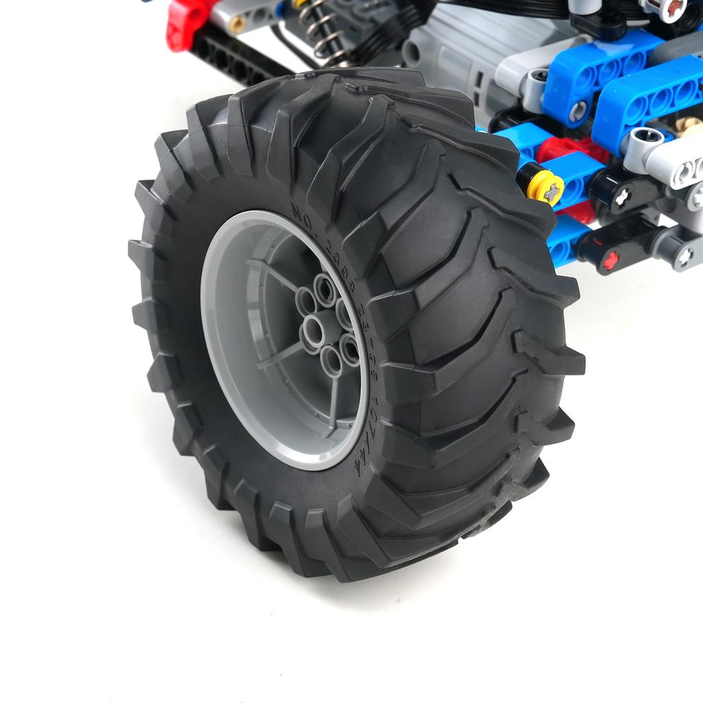 Süspansiyon Amortisör Teknolojili MOC 4 Çeker 4 Tekerlekli Sürüş Tırmanma Aracı Arazi Aracı Uzaktan Kumanda Güçlü Servo Motor Oyuncaklar Hediyeler