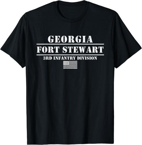 NEW LIMITED Georgia Fort Stewart US Army Base Ga 3rd Infantry T-Shirt S
