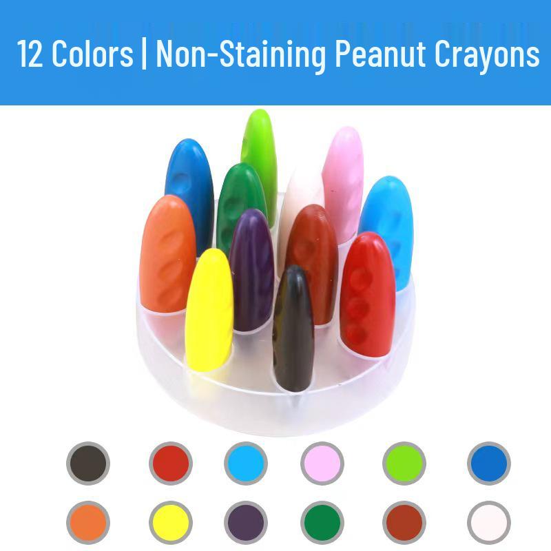 

Washable Children s Crayon Set: Easy-to-Color, Non-Staining, Oil Pastels for Doodling & Painting