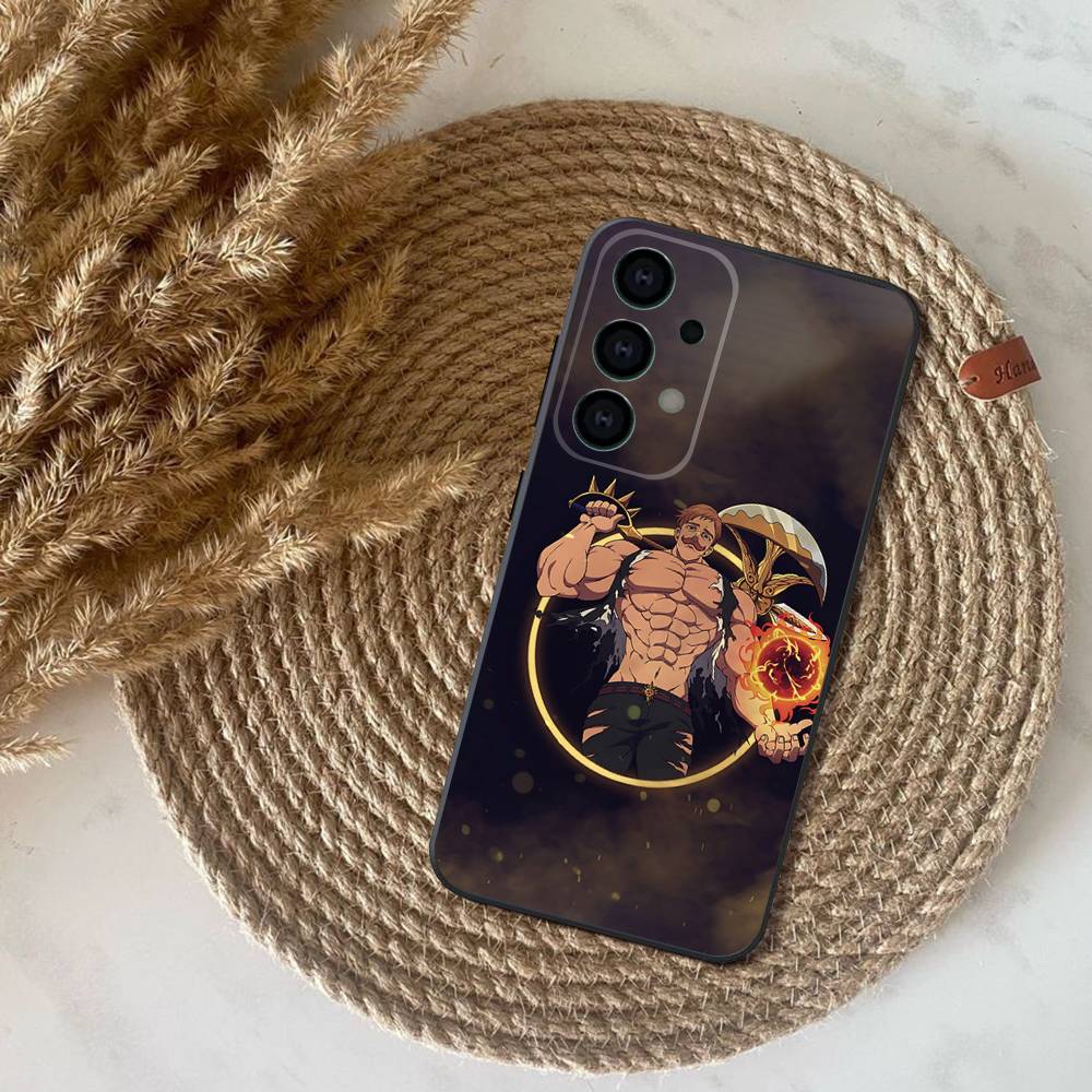 E-Escanor Seven Deadly Sins Phone Case for Samsung S24 S22 S25 Ultra S9 S20 FE S23 Plus S10 S21 Shockproof Funda Cover