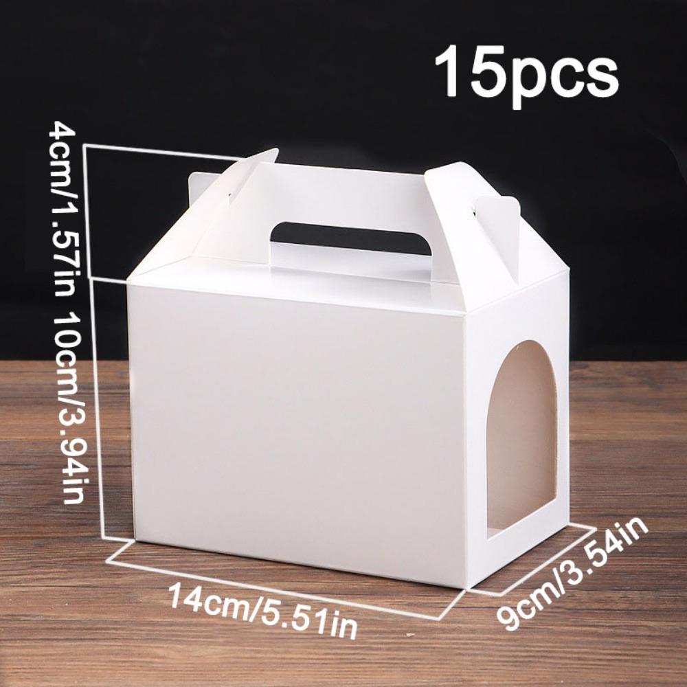 

15 шт. Белые коробки для подарков на вечеринку, складные подарочные коробки, футляры для подарков, украшения, подарок домашнему животному на день рождения, свадьбу, девичник, коробки для угощений 15pcs white