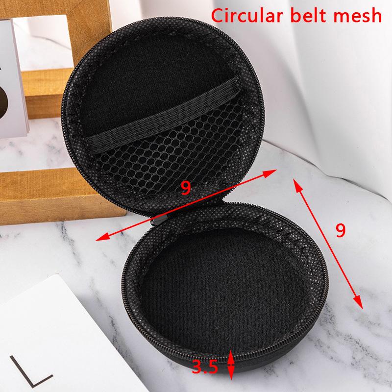 Portable Mini 3C Hard Shell Digital Gadgets Storage Bag Artificial Leather Earphone Charger Case Data Cable U Disk Organizer