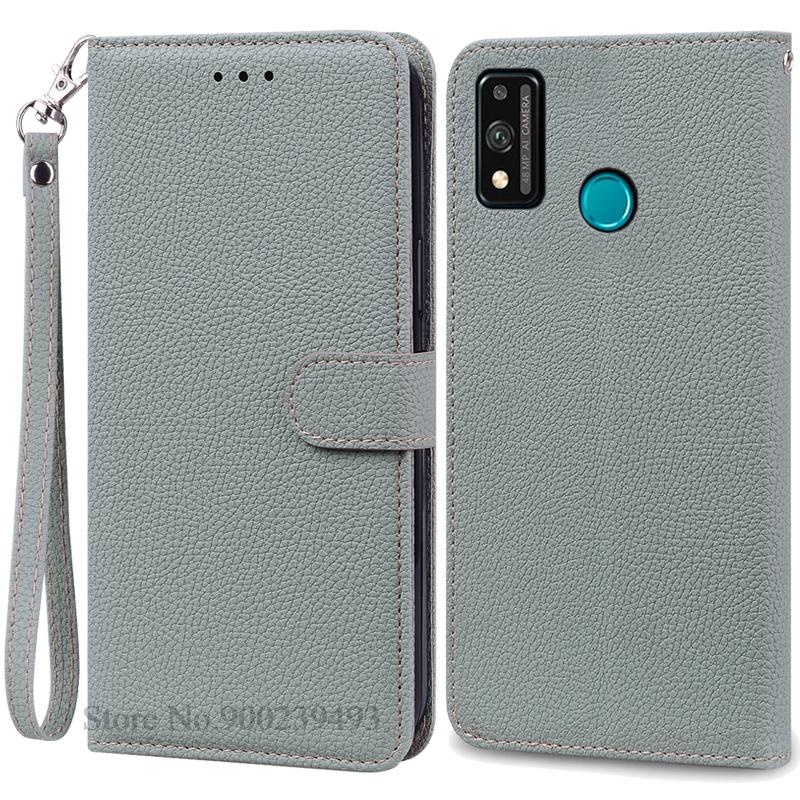 For Honor 9X Lite Etui Lær Flip Lommeboketui For Honor 9X Lite JSN-L21 JSN-L22 JSN-L23 Deksel Honor 9 X Lite Telefonetui Fundas