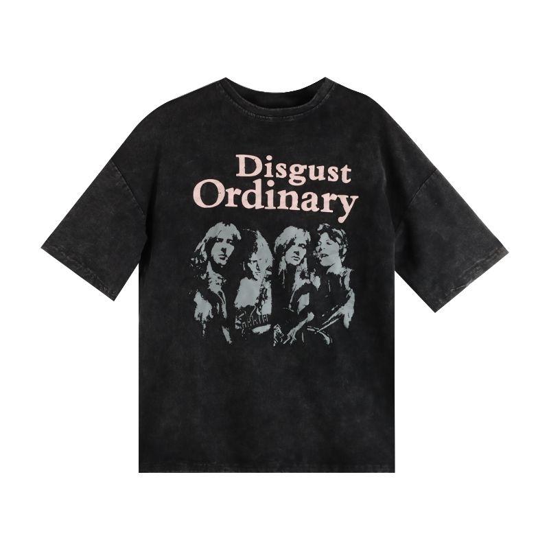 Retro Couple Stylish Sexy Crop-Top Short Sleeve T-shirt