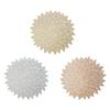 12x Premium Size Pressed Vinyl Placemats For Stylish Table Decor Artistic Wide Application