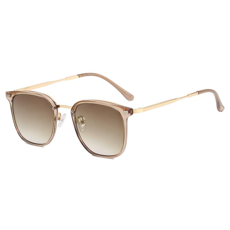 Fashion Rivets Decoration Sunglasses Women Square Shape Anti-Glare Sun Glass For Men European American Style Female Sunglass