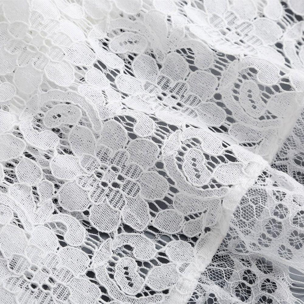 Cape Lace Fake Collar Cloak Flower Scarves Elegant Lace Shawl  Clothes Decoration