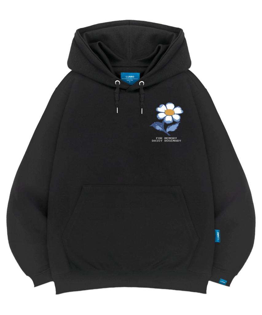 Fleece-Lined H Memory Daisy Hoodie Unisex Big Size M~4Xl (Type A)