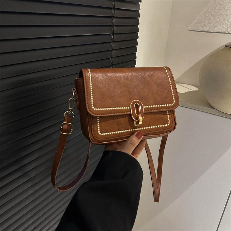 Elegant Urban Small Pu Shoulder Bag 2023 Trendy Commuting Square Mini Bag