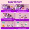 153Pcs Girls DIY Crafts Toy:Handmade Jewelry Magic Box for Girls Age 3+,Girls Ideal Brithday Gifts Chrismas Stuffer Stock
