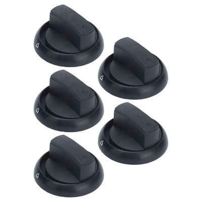 5 יחידות כפתור אוניברסלי לכיריים גז פלסטיק כפתור בקרה לכיריים גז חלקי חילוף למשפחה