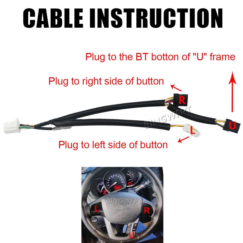 Pair Cruise Control Buttons For KIA Rio 2012 2013 2014 2015 2016 Multifunctional Steering Wheel Button Switch